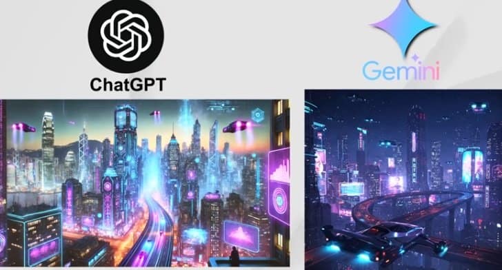 AI Chatbot Test11 ChatGPT and Gemini generated most realistic image