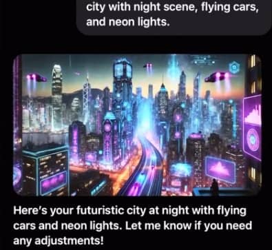 image of a futuristic city