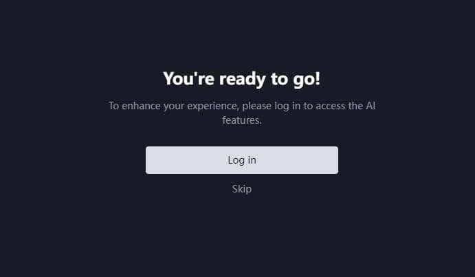 Trae IDE Log in